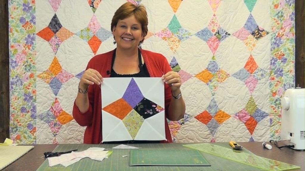 Finished Periwinkle Quilt With Jenny Doan, a completed DIY project