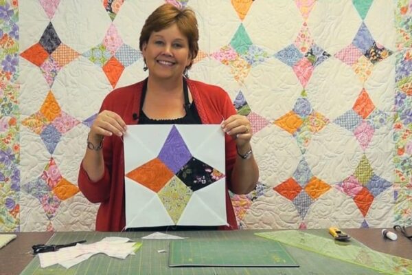 Finished Periwinkle Quilt With Jenny Doan, a completed DIY project