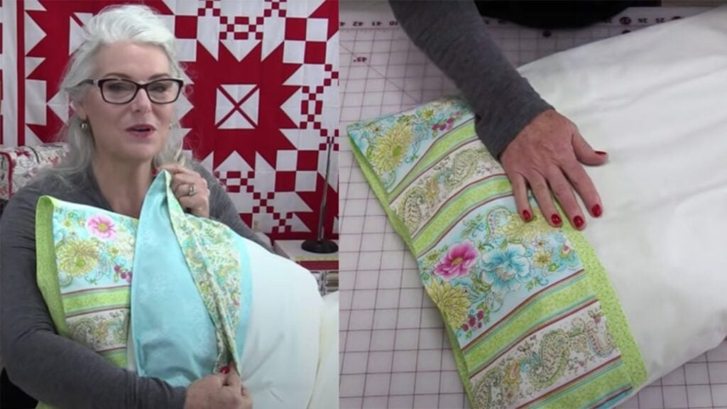 Finished How to Sew a Pillow Case with a Flap, a completed DIY project