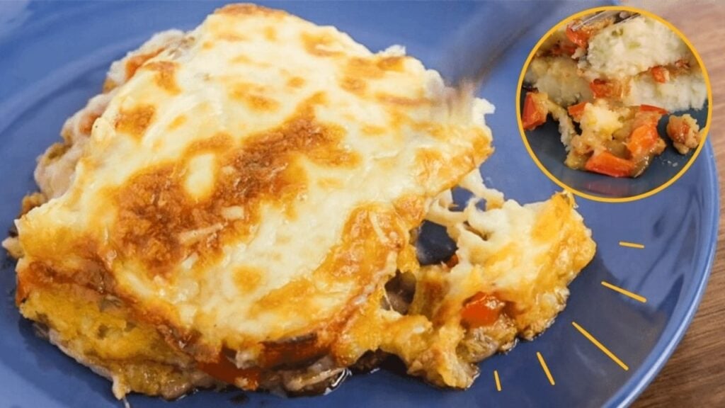 Best Potato Casserole, homemade and freshly served