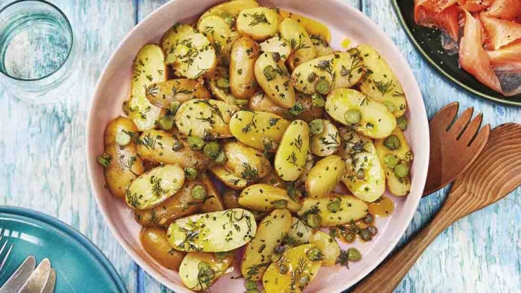 Best Potato Salad, homemade and freshly served