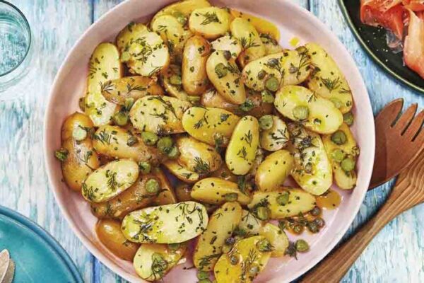 Best Potato Salad, homemade and freshly served