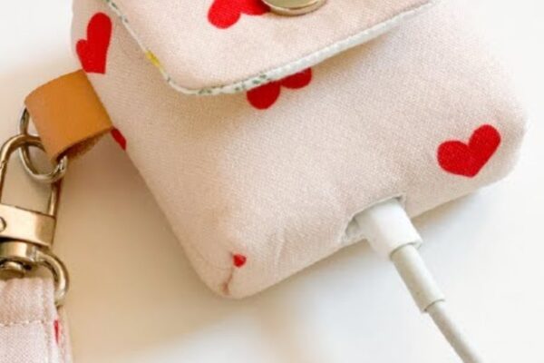 Finished Pretty Air Pod Cases Sewing, a completed DIY project