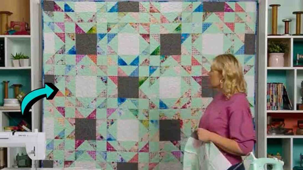 Finished Prism Path Quilt, a completed DIY project