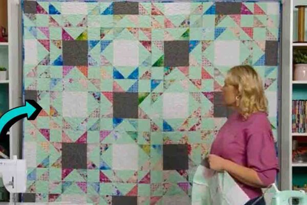 Finished Prism Path Quilt, a completed DIY project
