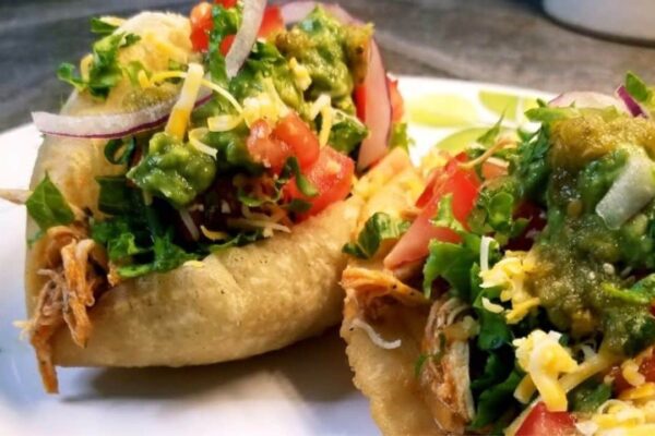 Puffy Tacos San Antonio Style, homemade and freshly served