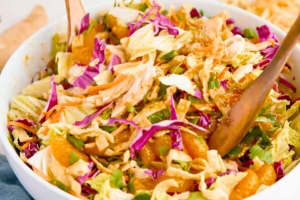 Quick and Easy Chicken Salad, homemade and freshly served