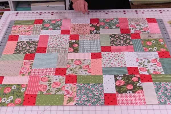 Finished Quick and Easy Love Notes Quilt, a completed DIY project