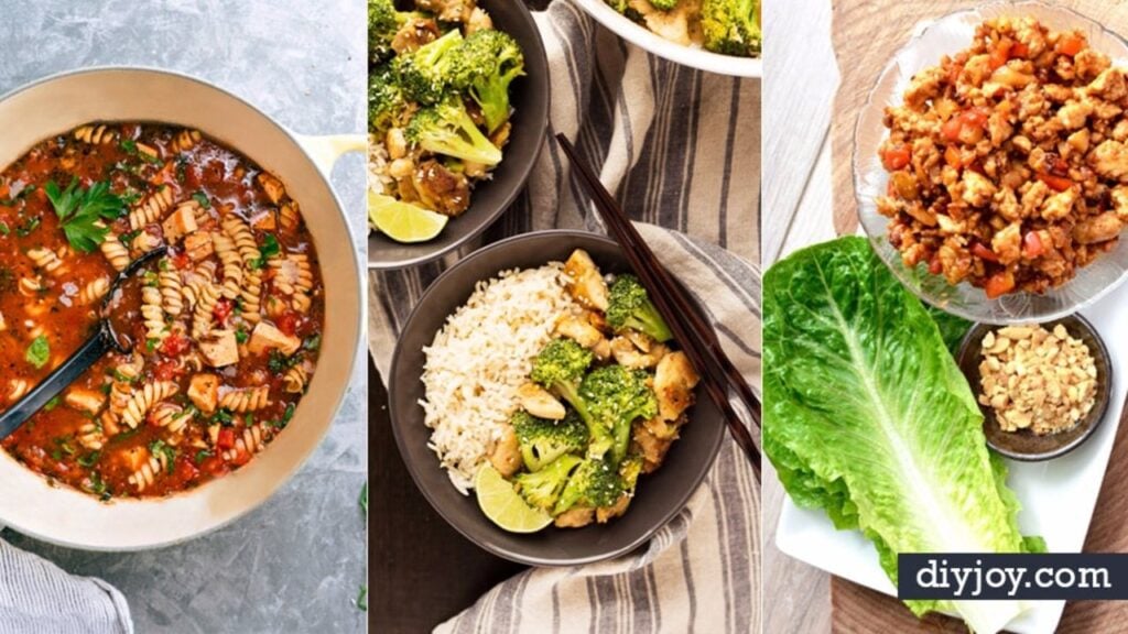 50 Quick and Healthy Dinner Recipes (Easy!), homemade and freshly served