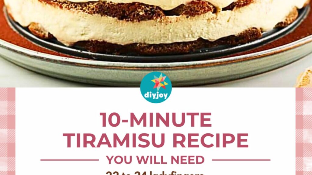 10-Minute Tiramisu, homemade and freshly served