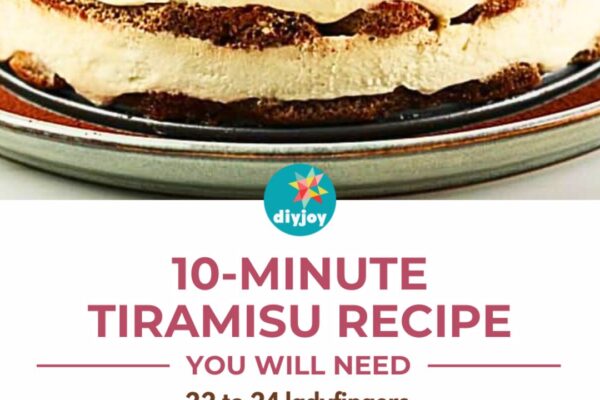 10-Minute Tiramisu, homemade and freshly served
