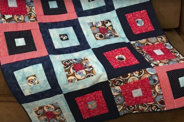 Finished Quilt as You Go Without Sashing, a completed DIY project