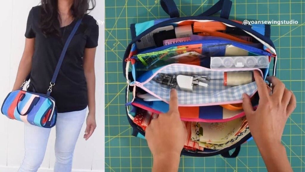 Finished Quilter’s Organizer Bag Sewing, a completed DIY project