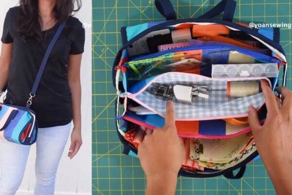 Finished Quilter’s Organizer Bag Sewing, a completed DIY project