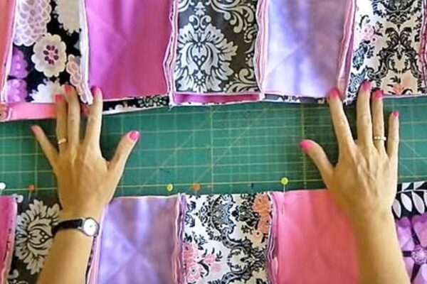 Finished Sewing Project For Beginners: Rag Quilt, a completed DIY project