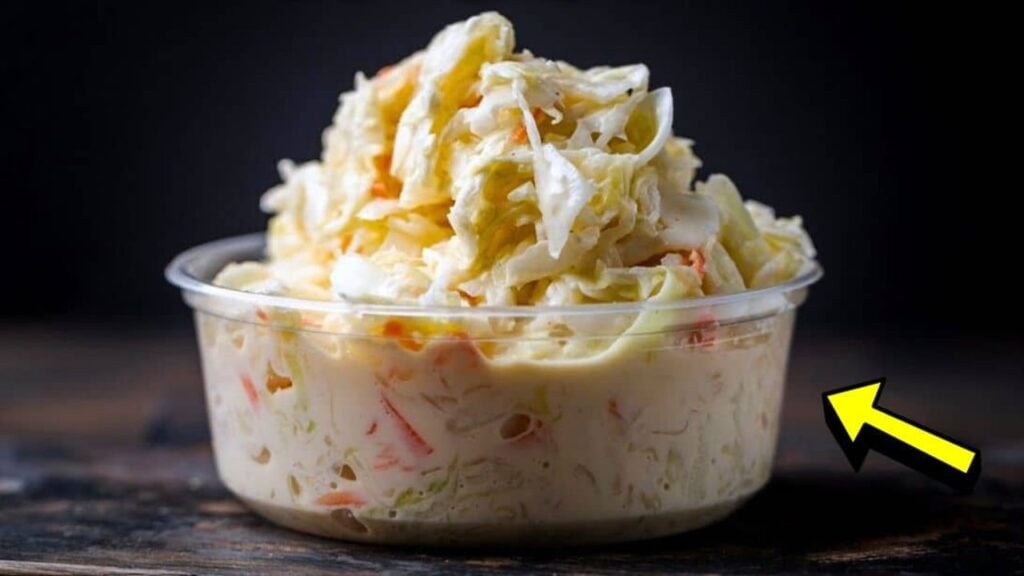 Real New York Deli Coleslaw, homemade and freshly served
