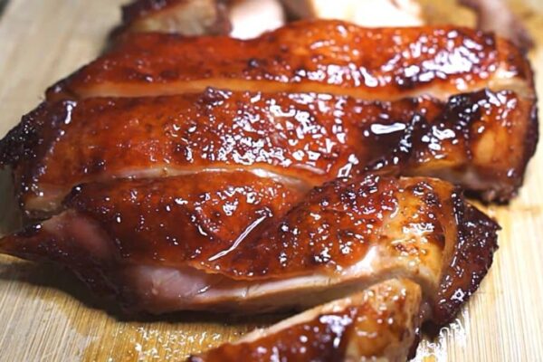 Red Honey BBQ Chicken, homemade and freshly served