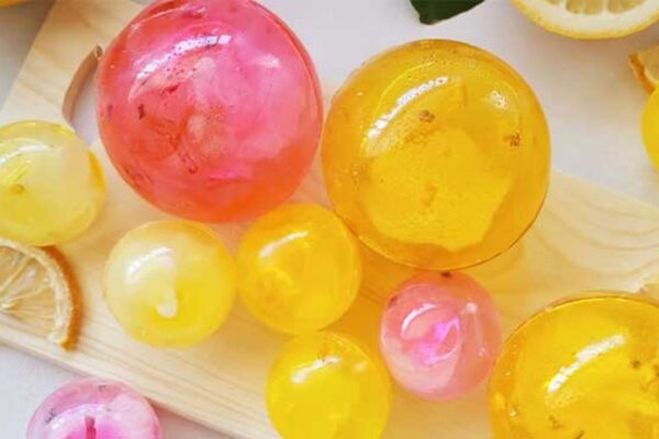 Refreshing Lemonade Bomb, homemade and freshly served
