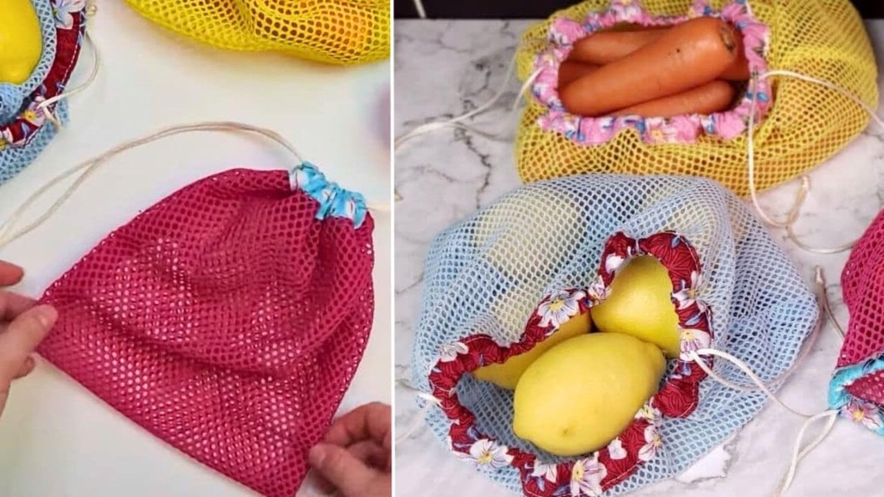 Reusable Produce Bags Sewing Tutorial - DIY Joy