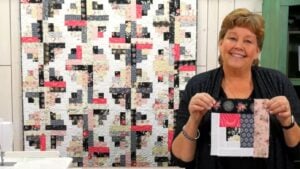 Finished River Log Cabin Quilt With Jenny Doan, a completed DIY project