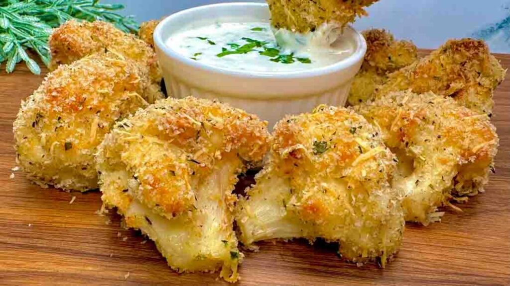 Crispy Roasted Cauliflower, homemade and freshly served