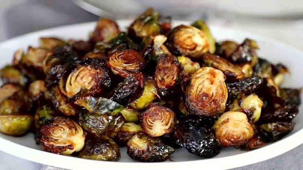 Roasted Honey Balsamic Brussels Sprouts