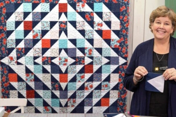 Finished Rose Garden Quilt With Jenny Doan, a completed DIY project