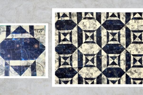 Finished Sailor’s Song Quilt Pattern, a completed DIY project