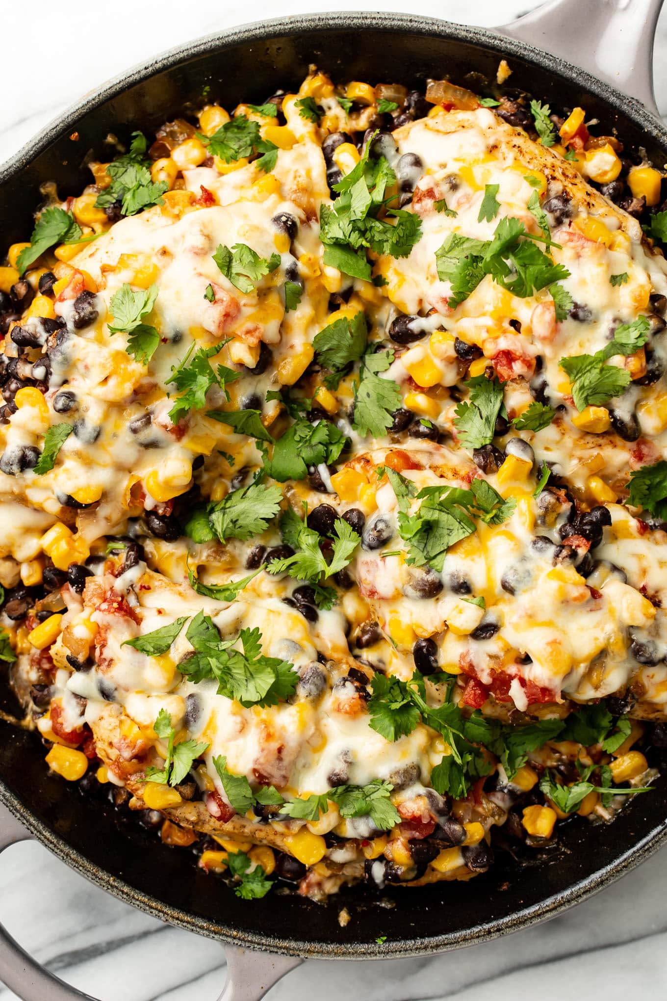 Easy dinner recipes — santa fe chicken skillet, quick weeknight dinner