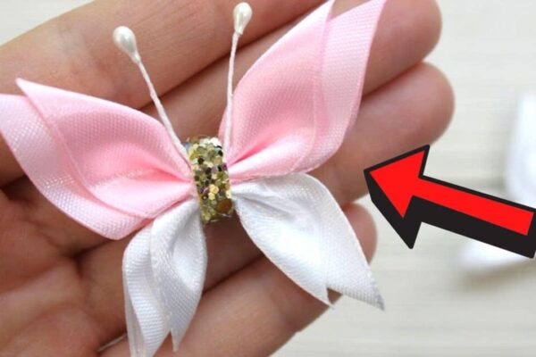 Satin Ribbon Butterfly, homemade and freshly served