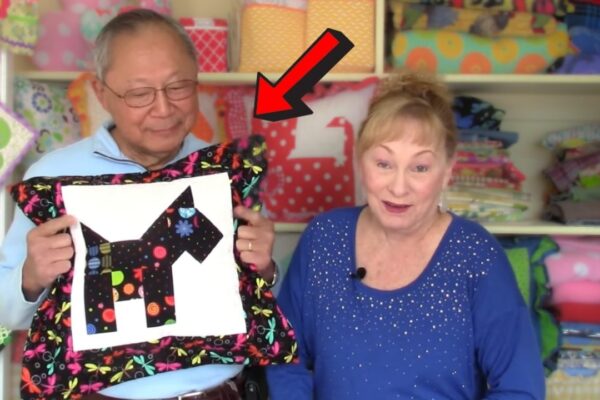 Finished Scottie Dog Quilt Block, a completed DIY project