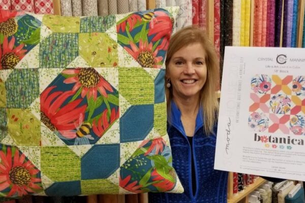 Finished Scrappy Quilted Pillow Sewing, a completed DIY project