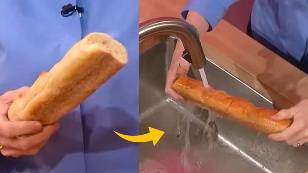Secret to Reviving Stale Bread, homemade and freshly served