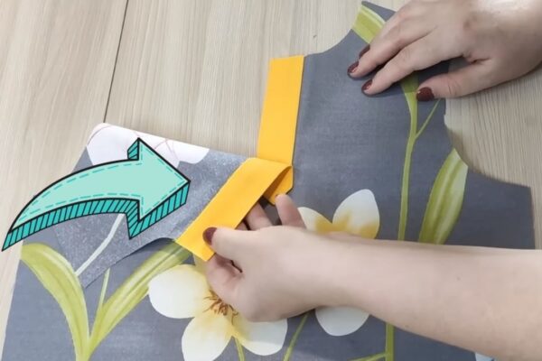 Finished Sewing Secret For Blouses With A Popover, a completed DIY project