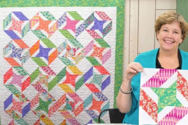 Finished Easy Sidekick Quilt Pattern With Jenny Doan, a completed DIY project
