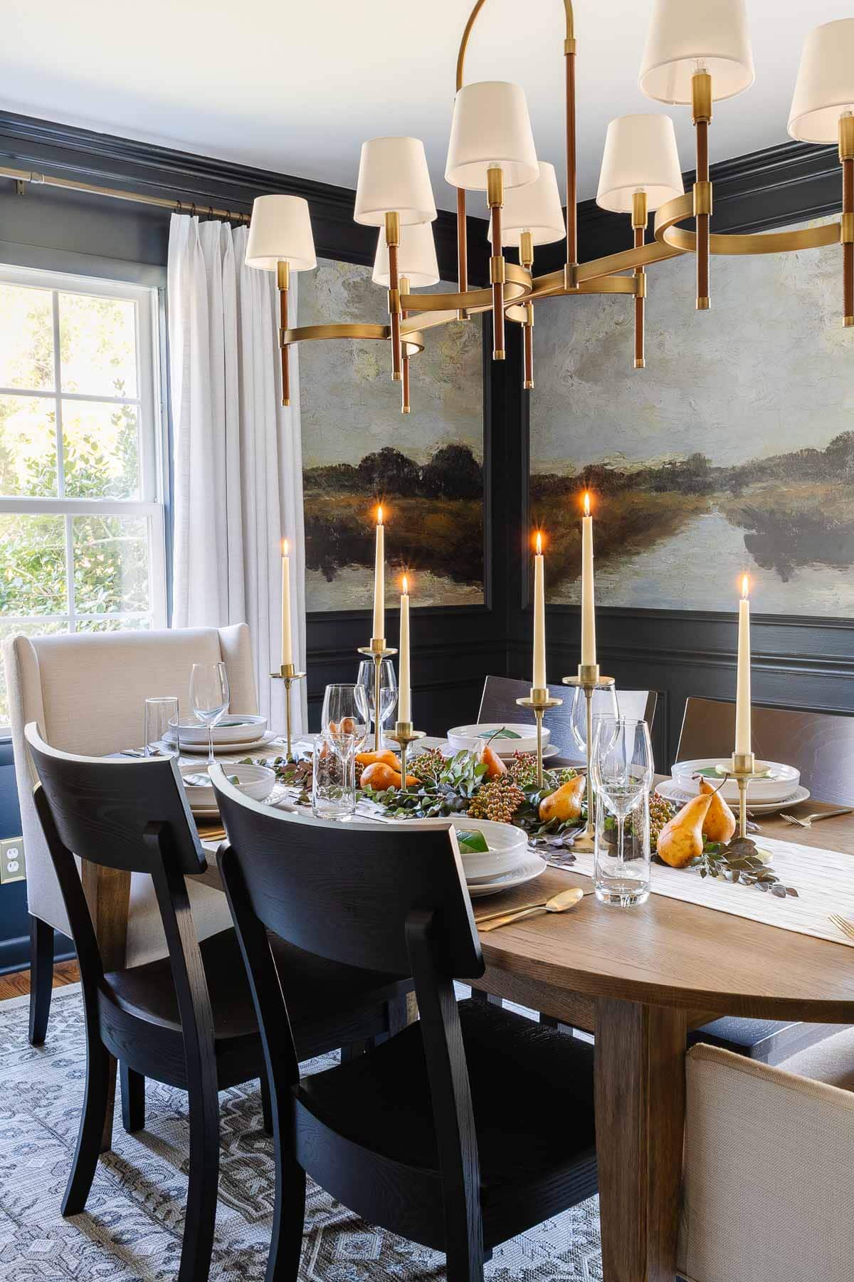 10-Minute Thanksgiving Table - DIY Thanksgiving Decor