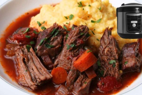 Slow Cooker Beef Stew, homemade and freshly served