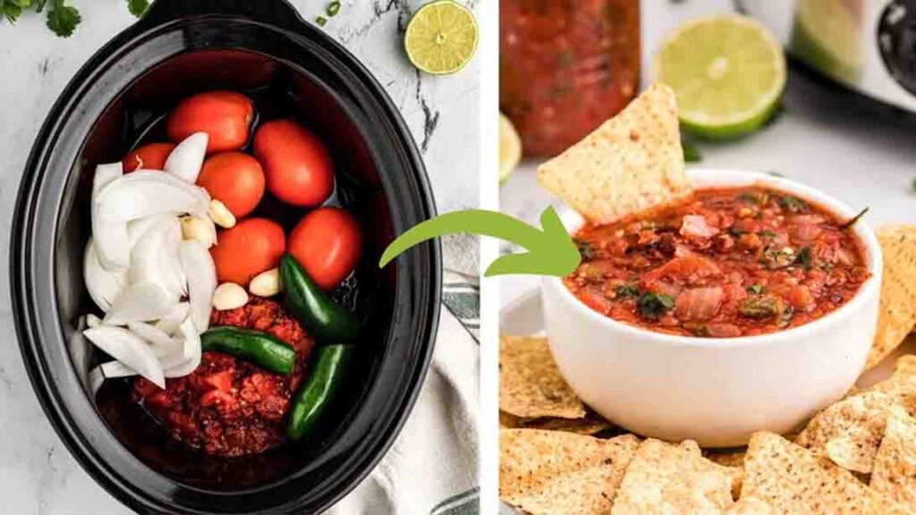 Slow Cooker Restaurant Style Salsa