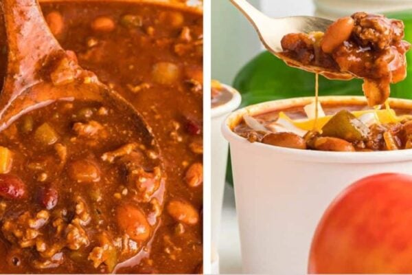 Slow Cooker Wendy’s Chili Copycat, homemade and freshly served