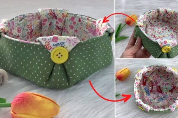 Small Fabric Storage Basket