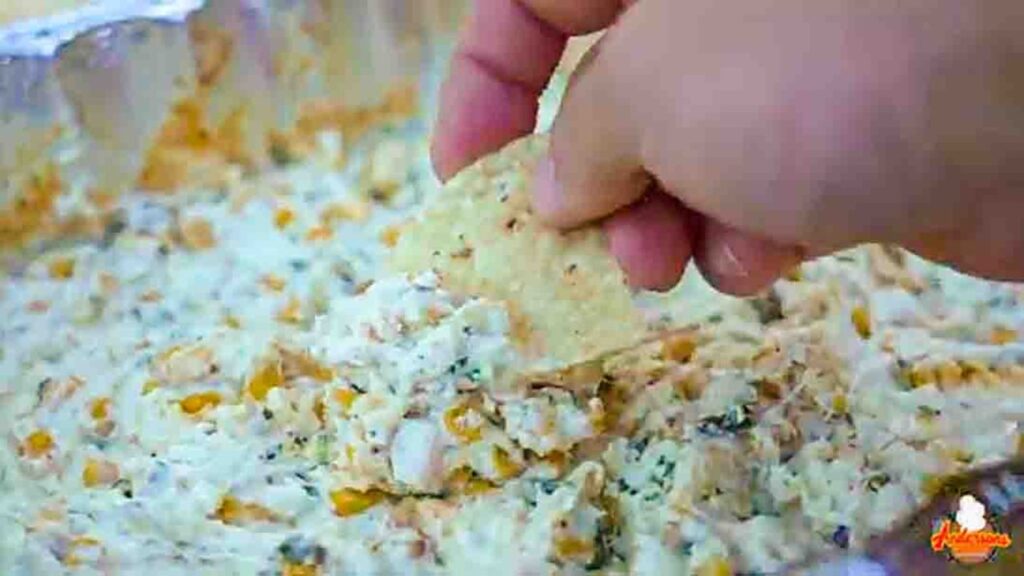 Smoked Street Corn Dip, homemade and freshly served