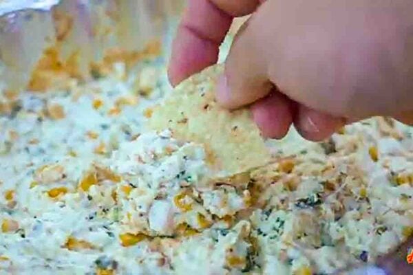 Smoked Street Corn Dip, homemade and freshly served