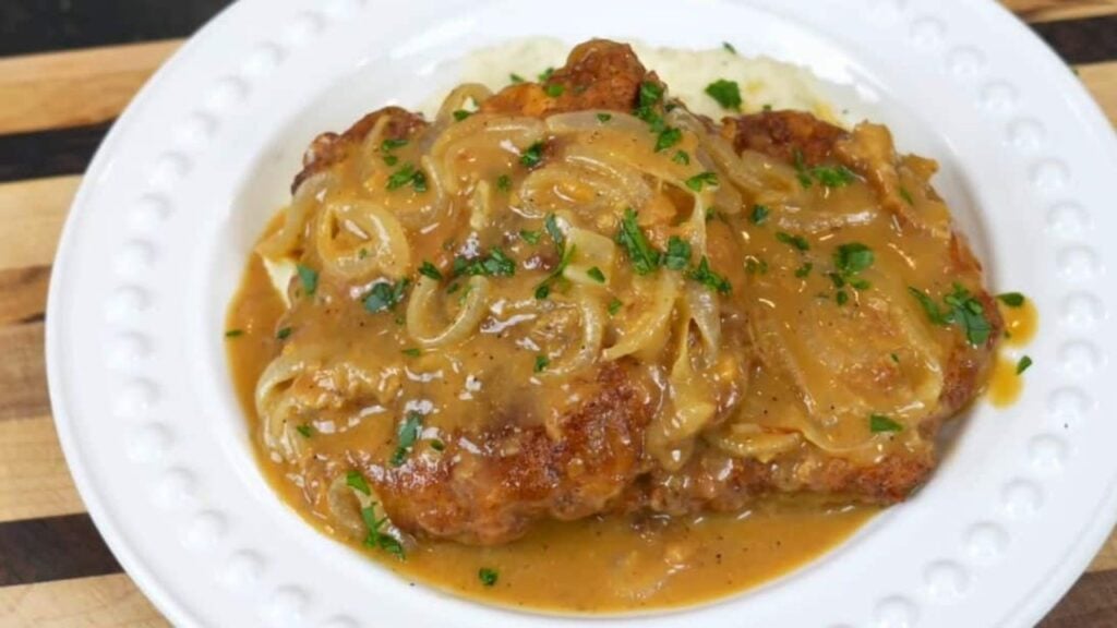 Ultimate Smothered Pork Chops, homemade and freshly served