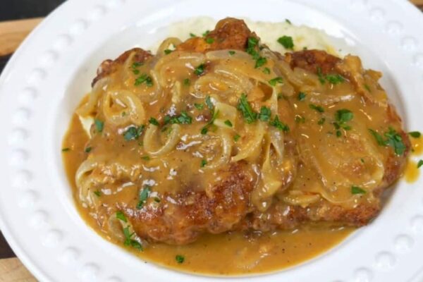 Ultimate Smothered Pork Chops, homemade and freshly served