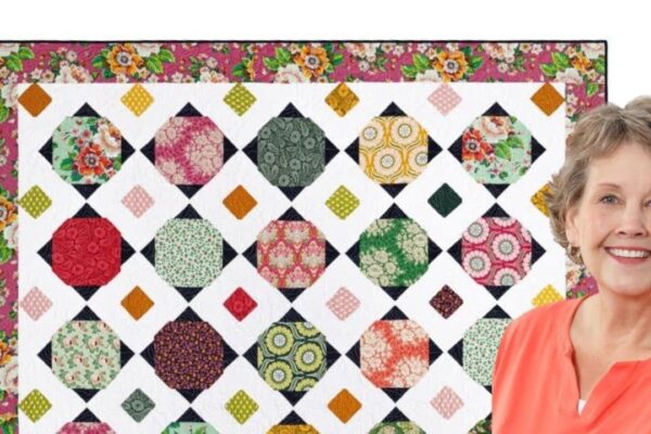Finished Snowball Squared Quilt With Jenny Doan, a completed DIY project