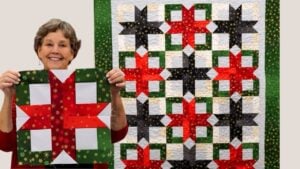 Finished Snowball Star Quilt With Jenny Doan, a completed DIY project
