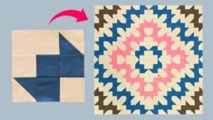 Finished Snowflake Quilt, a completed DIY project