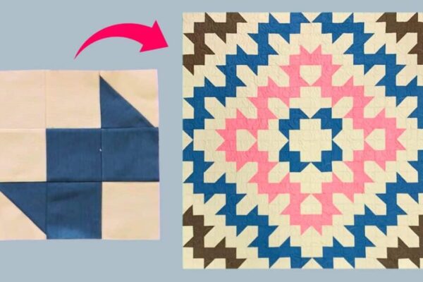 Finished Snowflake Quilt, a completed DIY project