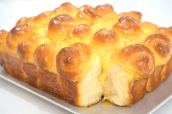 Soft and Fluffy Milk Rolls, homemade and freshly served