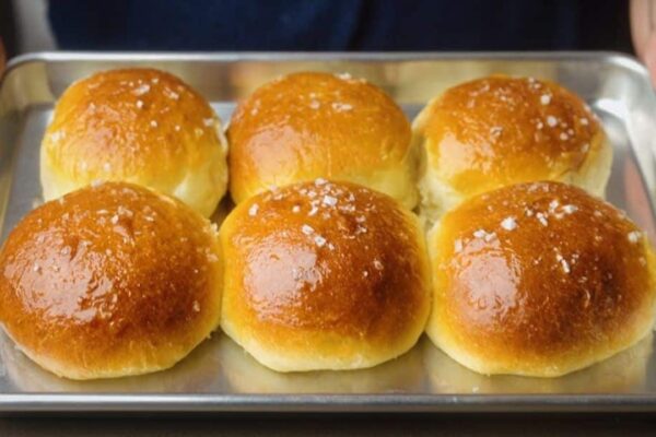 Softest and Fluffiest Potato Buns, homemade and freshly served